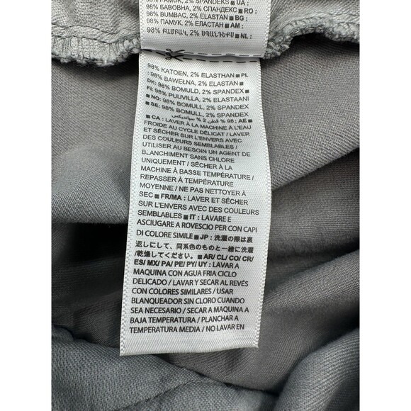 GAP Khakis Shorts Mens 38 Gray 10" Short Pilot Grey Casual Cotton Stretch Summer - Picture 8 of 12